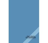 Paper Dimples A4 Notebook for Drawing Sketching Planning Writing Clear Page Notebook 200 Pages