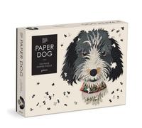 Paper Dogs 750 Piece Shaped Puzzle by Galison [Gift/Card] NEUF