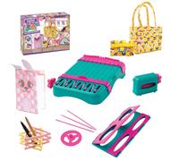 PAPER FX, Loisirs créatifs, Recycle tes papiers pour créer tes propres accessoires tressés, avec 1 studio à tisser, 1 plieuse et tous les outils, Jouet pour enfants dès 7 ans, GIOCHI PREZIOSI, PAX00