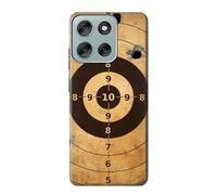 Paper Gun Shooting Target Etui Coque Housse pour Motorola Moto G56