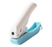 Paper Hole Puncher - Metal ABS 1.7x9.7x7cm 6mm Durable Craft Tool | Single Hole Punch Cutter, Decorative Shape Embossing Punch Tool | For Scrapbook Journaling Cardboard Crafts School Office Use