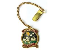 Paper House Productions Harry Potter - Breloque en émail château de Poudlard avec chaîne et clip marque-page