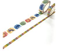 Paper House Productions Harry Potter Lot de 2 rouleaux de ruban adhésif Washi pour scrapbooking et travaux manuels - Maisons aquarelles