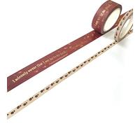 Paper House Productions Harry Potter Lot de 2 rouleaux de ruban adhésif Washi pour scrapbooking et travaux manuels Carte du Maraudeur