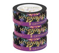 Paper House Productions Harry Potter Lot de 2 rouleaux de ruban adhésif Washi pour scrapbooking et travaux manuels Motif blason de Poudlard floral