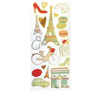 Paper House Productions Simili émail, Paris (Lot de 3)