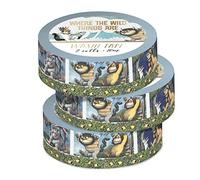Paper House Productions Where The Wild Things are Lot de 3 rouleaux de ruban washi pour scrapbooking et travaux manuels - Scènes préférées
