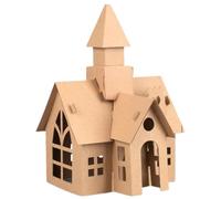 Paper House Toy for Kids - Safe Smooth Surfaces Fine Cutting Paper Material