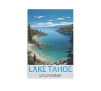Paper Jigsaw 1500 Piece，Lake Tahoe California，Educational Toys for Adult Birthday Gift（57x87cm）-FU100