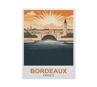 Paper Jigsaw Puzzle 1000 Pieces，Bordeaux France，Adult Children Toys Decompression Game（50x70cm）-FA81