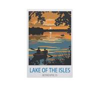 Paper Jigsaw Puzzle 1000 Pieces，Lake of The Isles Minneapolis，Adult Children Toys Decompression Game（38x52cm）-GC41