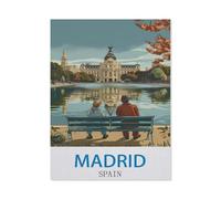 Paper Jigsaw Puzzle 1500 Pieces，Madrid Spain，Adult Children Toys Decompression Game（57x87cm）-ED40