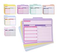 Paper Junkie Lot de 12 dossiers pour notes de projet 24,5 x 29,5 cm