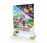 Paper Mario - The Origami King - Impression Sur Bois 20x29.5
