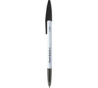 Paper Mate 045 - Boite de 50 Stylos bille avec capuchon - Noir - Pointe 1.0mm Noir G