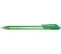 PAPER MATE 40571 Inkjoy 100 Stylo-bille écriture moyenne encre ultra douce résiste bavures rétractable 0,5 mm Vert