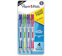 Paper Mate Clear Point Lot de 4 crayons mécaniques 0,7 mm Couleurs assorties