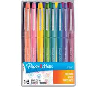 PAPER MATE Feutre Flair Tropical M Étui de 16 pièces assorties