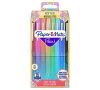 Paper Mate Flair Felt Tip Pens Medium Tip (0.7 mm) Assorted Colours 16 Cou