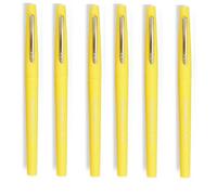 Paper Mate Flair Lot de 6 feutres à pointe moyenne Jaune