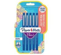 Paper Mate Flair Original - 5 feutres - Bleu - pointe moyenne 0.7mm Bleu G