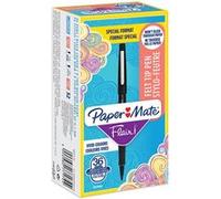 Paper Mate Flair Original - Boite de 36 Feutres - Noir - pointe moyenne 0.7 mm Noir G
