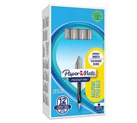 Paper Mate Flexgrip Elite stylo bille rétractable - pointe moyenne (1,4 mm) - encre noire - boîte de 12