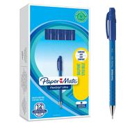 Paper Mate Flexgrip Ultra Ballpoint Pens, Medium Point (1.0 mm), Blue, 12 Count