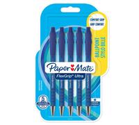 Paper Mate Flexgrip Ultra stylo bille rétractable à pointe moyenne | encre bleue | lot de 5
