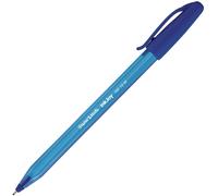 Paper Mate InkJoy 100 Stylo bille à capuchon pointe large 1 mm bleu