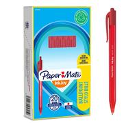 Paper Mate InkJoy 100RT Retractable Ballpoint Pens Medium Point (1.0mm) Red