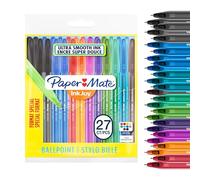 Paper Mate InkJoy 100ST stylos bille | pointe moyenne (1,0 mm) | couleurs assorties | lot de 5