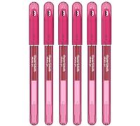 Paper Mate Inkjoy Lot de 6 stylos à encre gel fine Rose 0,5 mm