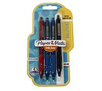 Paper Mate Inkjoy Stylo à bille rétractable Couleurs assorties. Lot de 4.