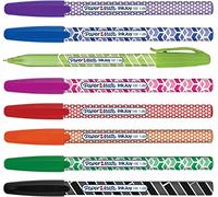 Paper Mate Inkjoy Stylo Encre Gel, Lot de 100 Enveloppes Moyennes 1,0 mm 8 Couleurs Assorties