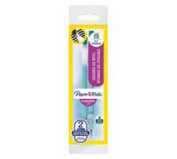 Paper Mate Lot de 2 Recharges pour stylo gel effaçable pointe moyenne 0,7 mm Vert