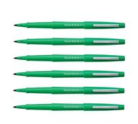 Paper:Mate Lot De 6 Stylos Feutre Flair Original Nylon Pte Moyenne Vert