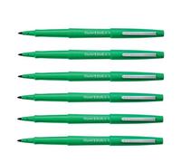 Paper:Mate Lot De 6 Stylos Feutre Flair Original Nylon Pte Moyenne Vert