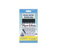 Papermate Paper:Mate Stylo à Bille 045, Sachet de 8, Noir