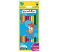 Paper-Mate – Crayons de couleur PM KIDS COLOURING WOODCASE – BL12 PE
