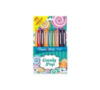 Paper Mate Stylos feutres Flair | Feutres de coloriage sans fuite à pointe moyenne (0,7 mm) | Idéal pour écrirecoloriage (adultes et enfants) scrapbookingetc. | Couleurs Candy Pop | Lot de 16