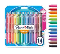 Paper Mate Inkjoy Gel M Gel Bw/bl/rt/green/lime Pack Blister Pen 14 Units