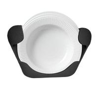 Paper Plate Holder, Under Cabinet Kitchen Storage Rack, Foam Plate Organizer for Easy Access, Durable Space Saving Design, Holder for Apartment Kitchen Dining Room Restaurant Food Stand RV