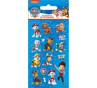 Paper Projects Paw Patrol Lot de 6 feuilles d'autocollants Bleu, Caricature, 01.70.15.046, 12.5cm x 7.5cm
