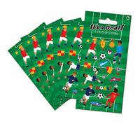 Paper Projects 01.70.15.054 It's a Goal Football Party Stickers Lot de 6 feuilles
