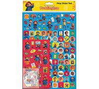 Paper Projects 01.70.22.028 Adventures of Paddington Mega Lot d'autocollants | Produit sous licence officielle | Réutilisable sur surfaces non poreuses, multicolore, 35 cm x 23 cm