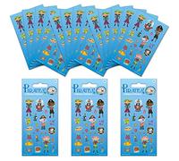 Paper Projects 01.70.24.092 Lot de 18 feuilles d'autocollants pour sac de fête Pirates