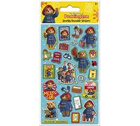 Paper Projects Autocollants scintillants The Adventures of Paddington | Produit sous licence officielle | Réutilisable sur des surfaces non poreuses, bleu, 19,5 cm x 9,5 cm
