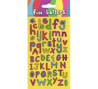 Paper Projects - Lettres - Autocollants "Fun" Réutilisables SG28803 (Taille unique) (Coloré)