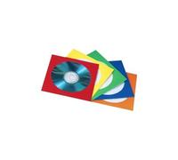 Hama Pochettes de protection (en papier pour CD/DVD/Blu-Ray, lot de 100) Bleu/Vert/Orange/Rouge/Jaune